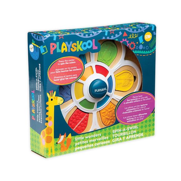 PLAYSKOOL Little Wonders Spin-a-Swirl Puzzle Play Learning toy 12+Month - Hasbro - Picture 3 of 12
